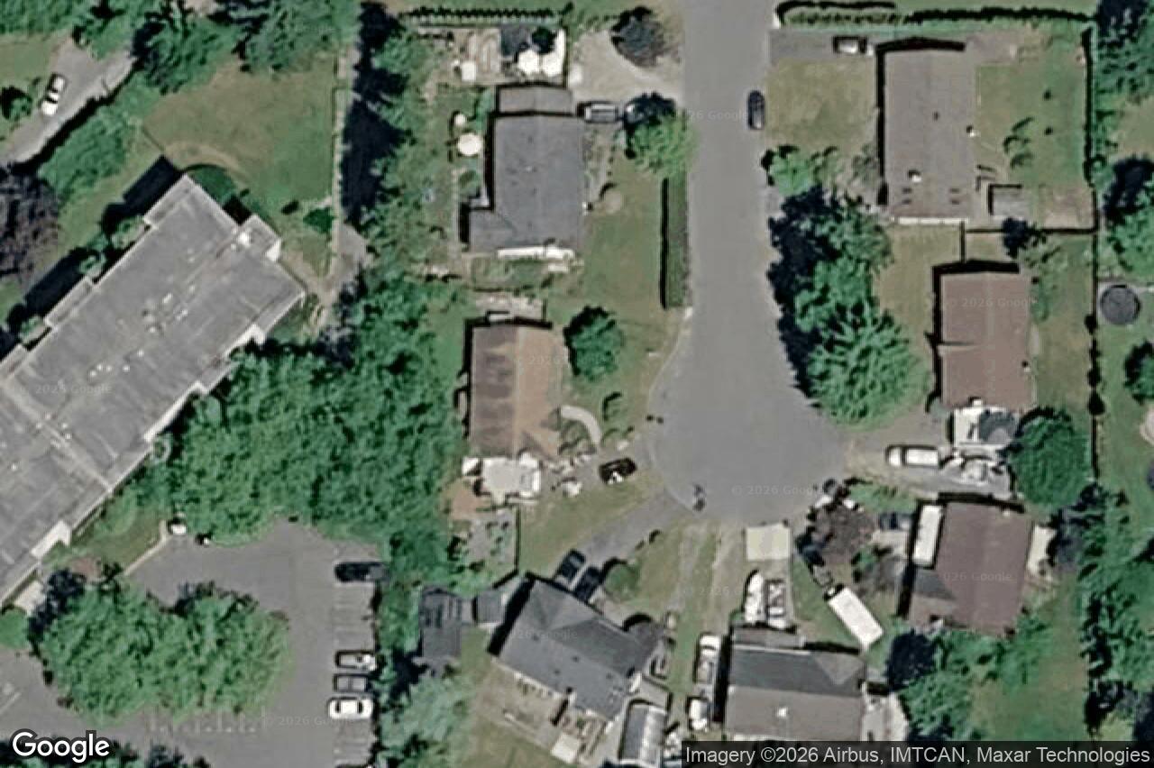 Aerial view of 7254 Enid Pl, Central Saanich
