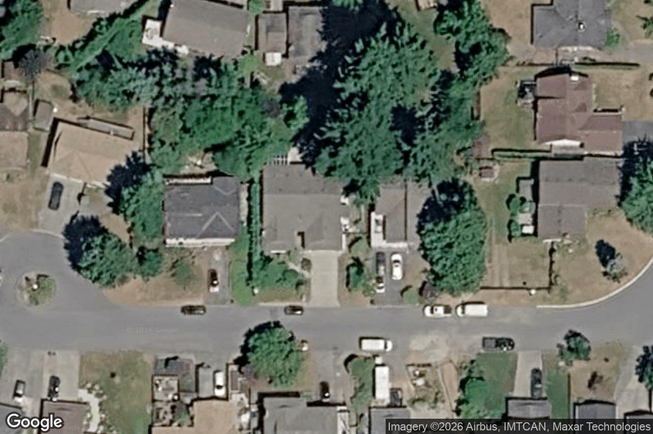 Aerial view of 1830 Pastel Cres, Central Saanich