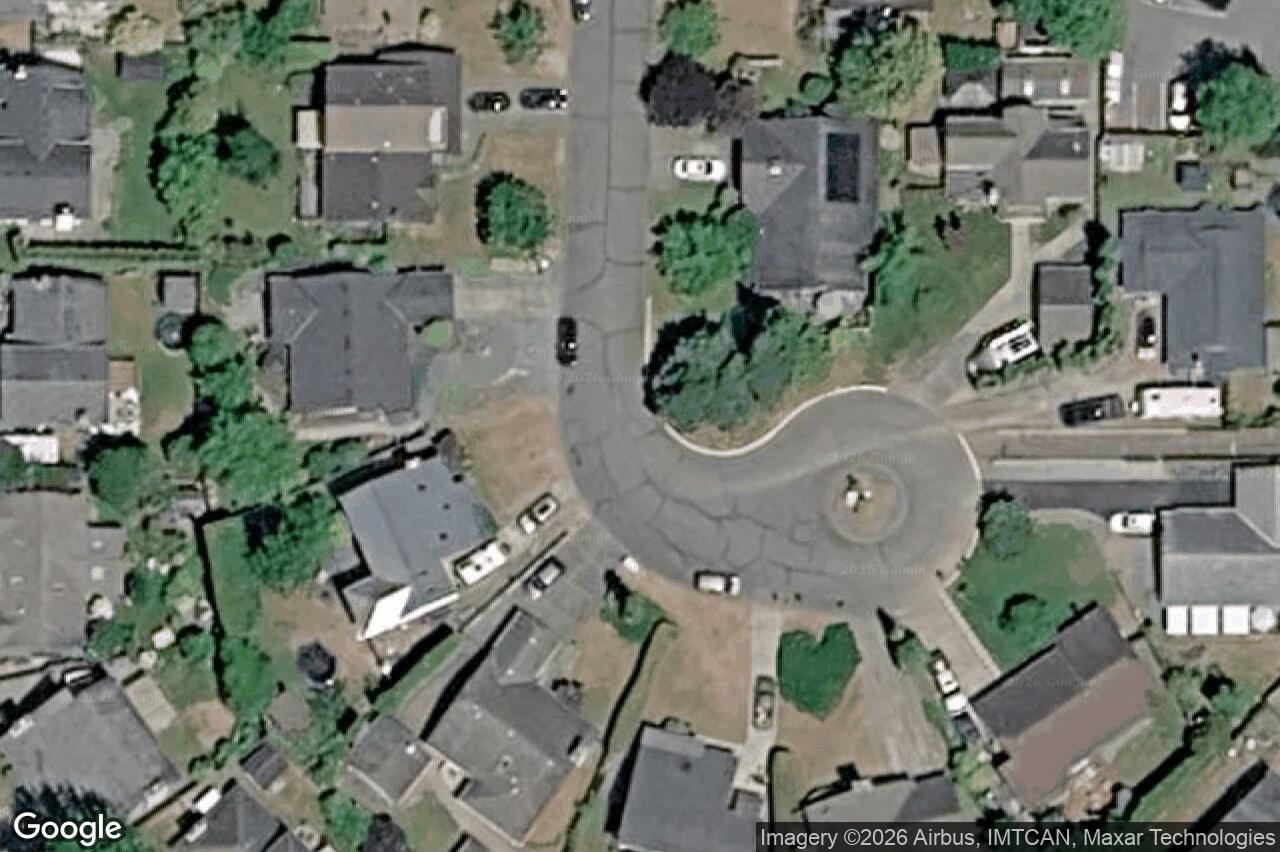Aerial view of 7840 Fairmeadow Pl, Central Saanich
