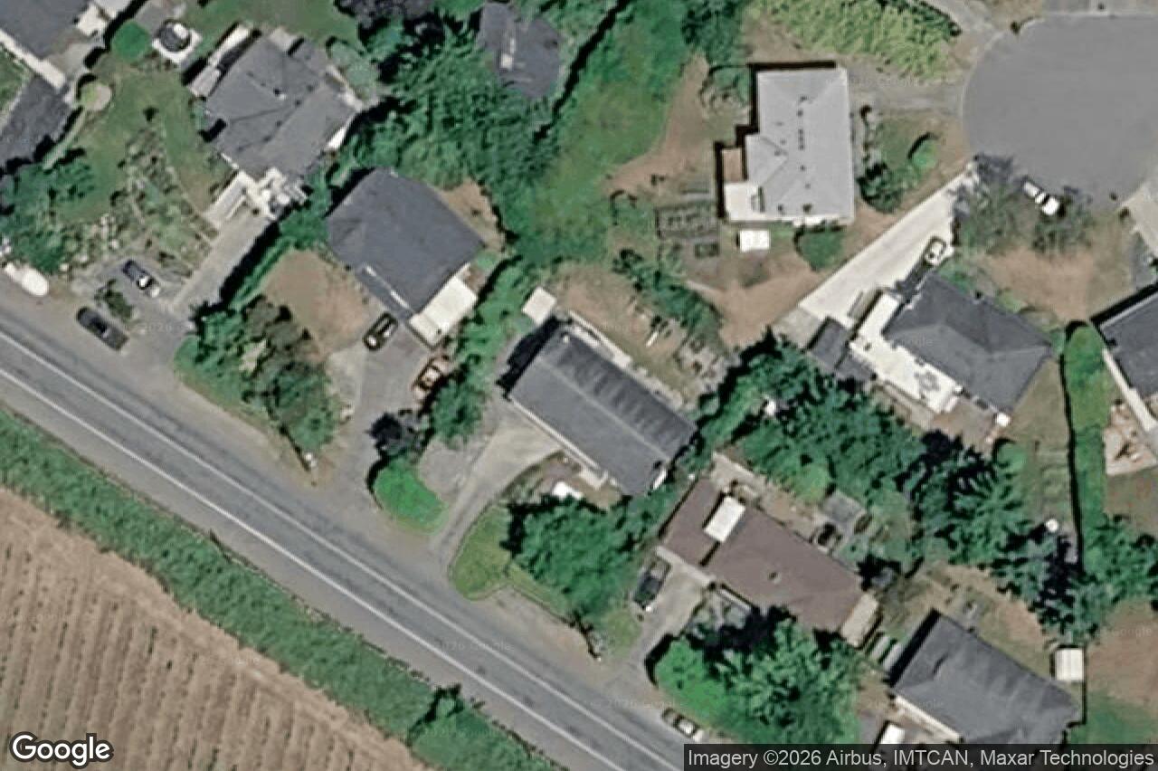 Aerial view of 1854 Mt. Newton Cross Rd, Central Saanich