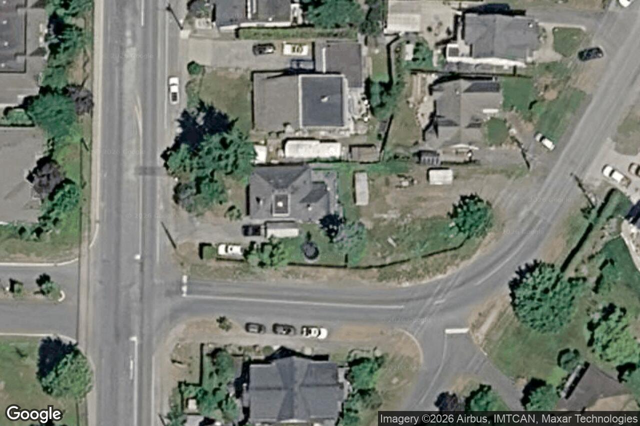 Aerial view of 7909 East Saanich Rd, Central Saanich