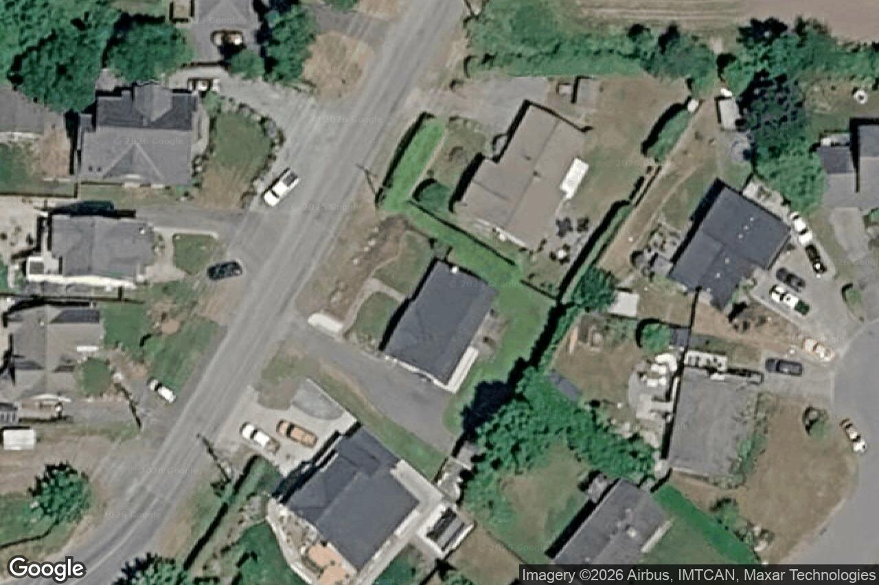Aerial view of 7927 Wallace Dr, Central Saanich