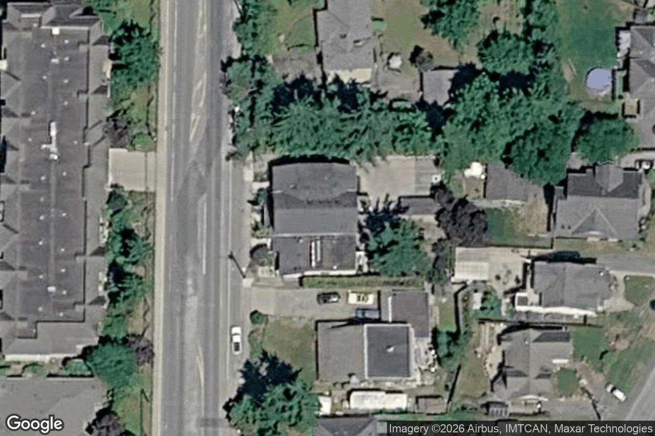 Aerial view of 7925 East Saanich Rd, Central Saanich