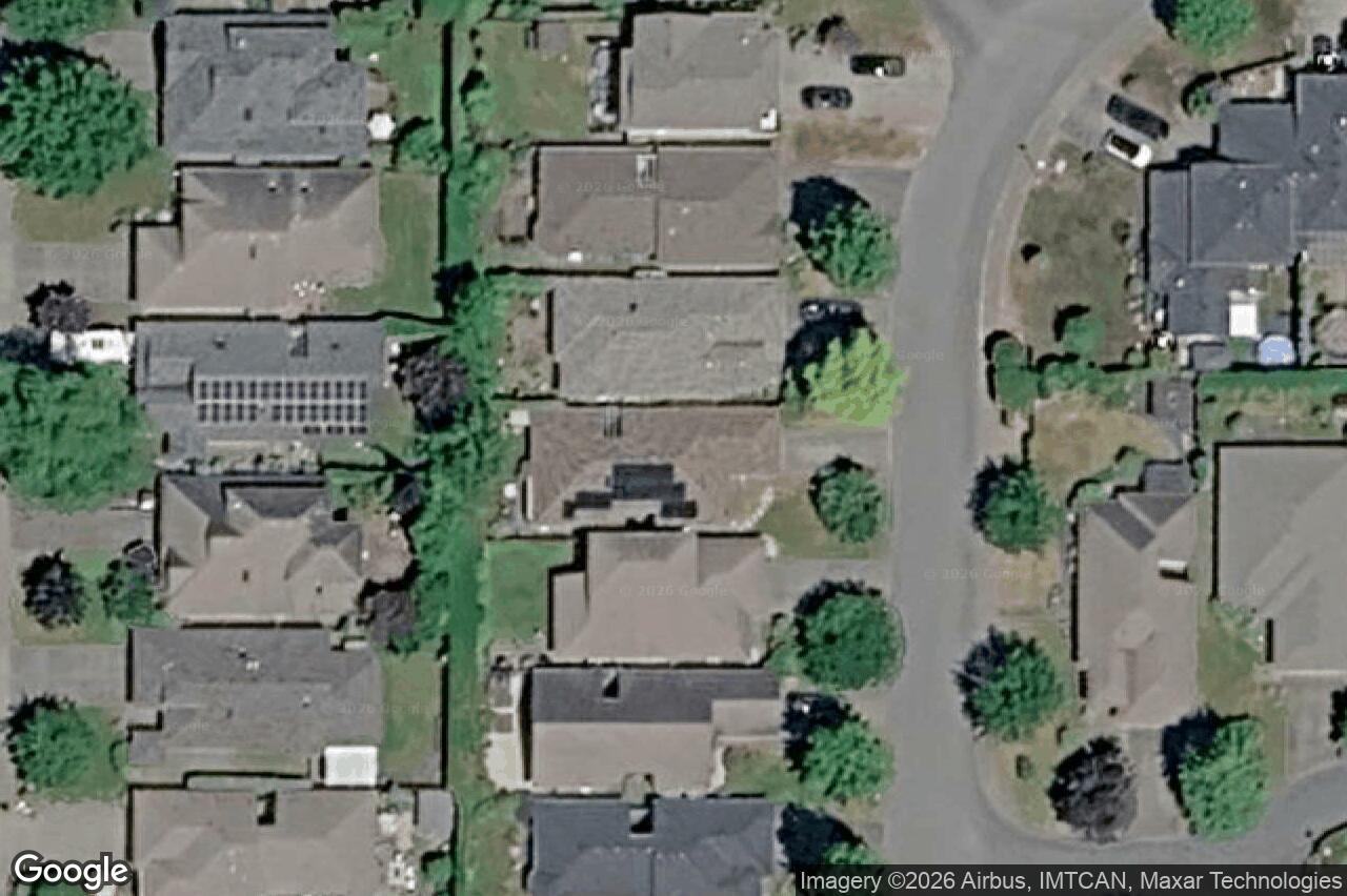 Aerial view of 7972 Polo Park Cres, Central Saanich