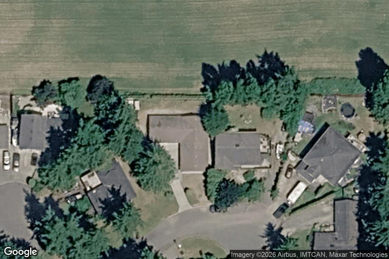 Aerial view of 8100 Mahon Pl, Central Saanich
