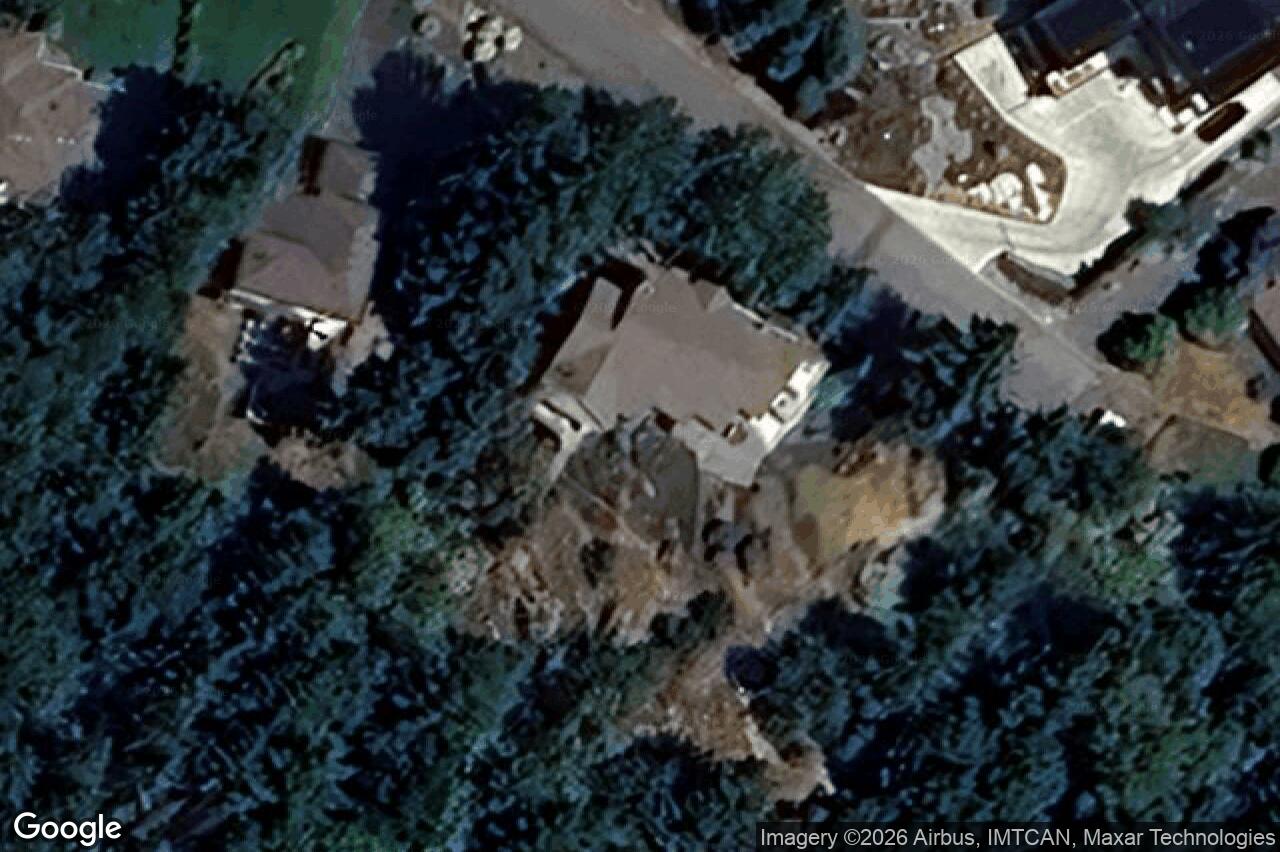Aerial view of 8518 Tribune Terr, North Saanich