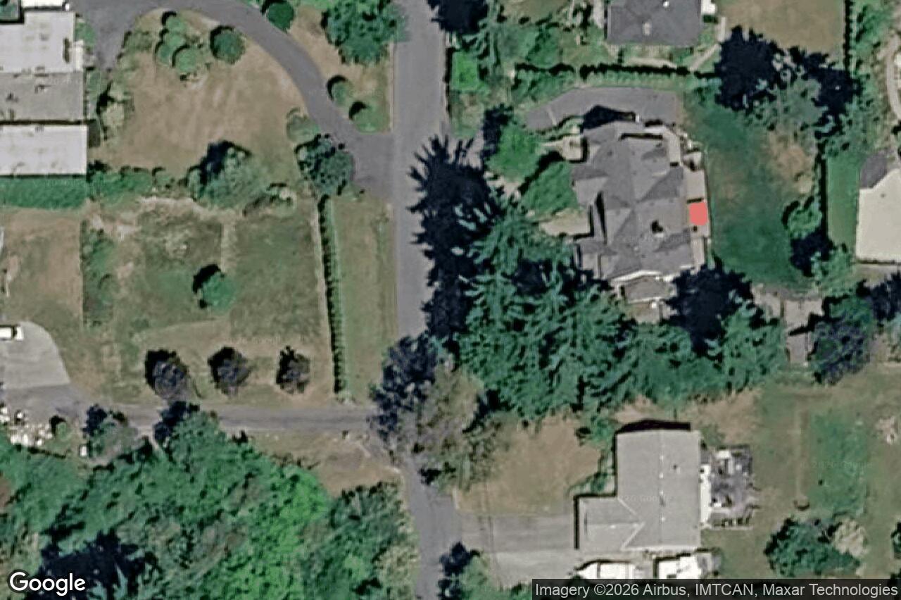 Aerial view of 8635 Emard Terr, North Saanich