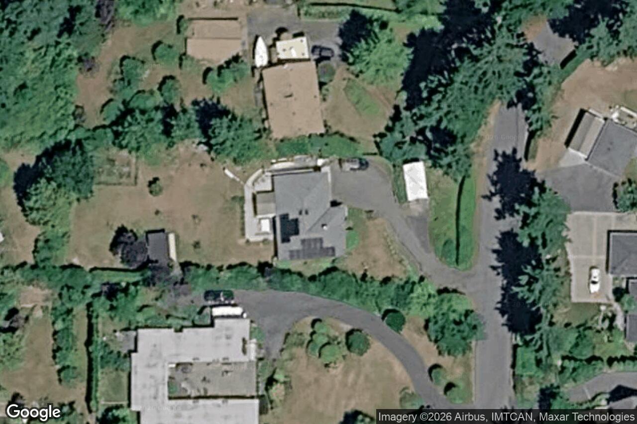 Aerial view of 8650 Emard Terr, North Saanich