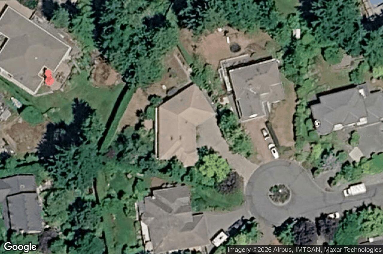 Aerial view of 1616 Barkley Pl, North Saanich