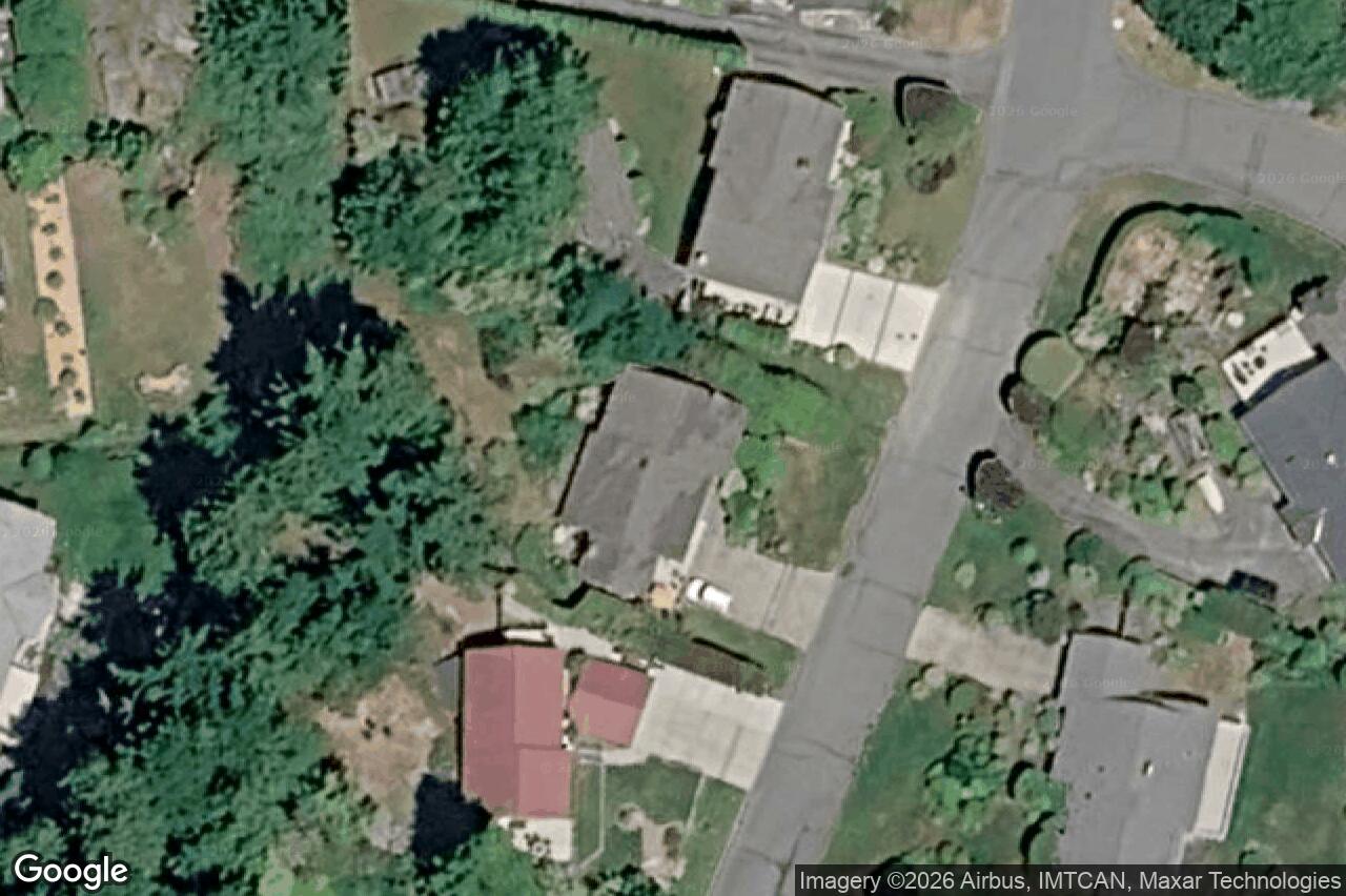 Aerial view of 8756 Pender Park Dr, North Saanich