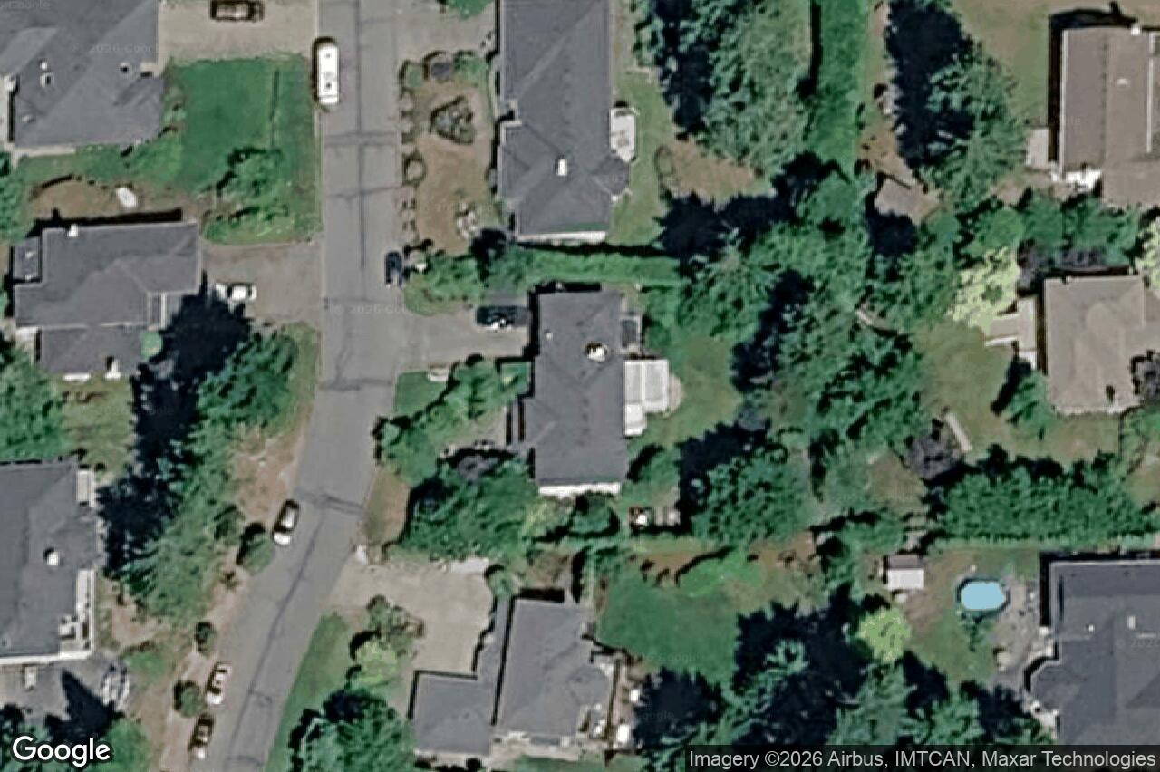 Aerial view of 8775 Carmanah Terr, North Saanich
