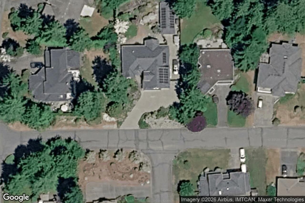 Aerial view of 8803 Cordero Cres, North Saanich