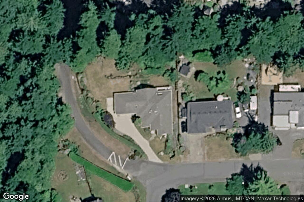 Aerial view of 1668 Cresswell Dr, North Saanich