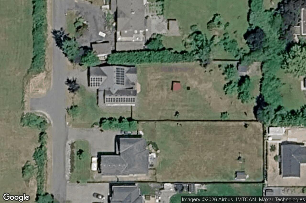 Aerial view of 9173 Basswood Rd, North Saanich