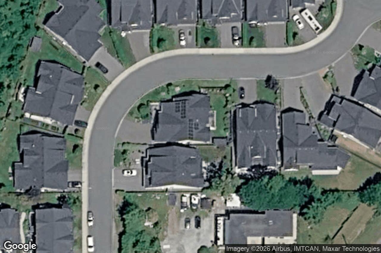 Aerial view of 9257 Bakerview Close, North Saanich