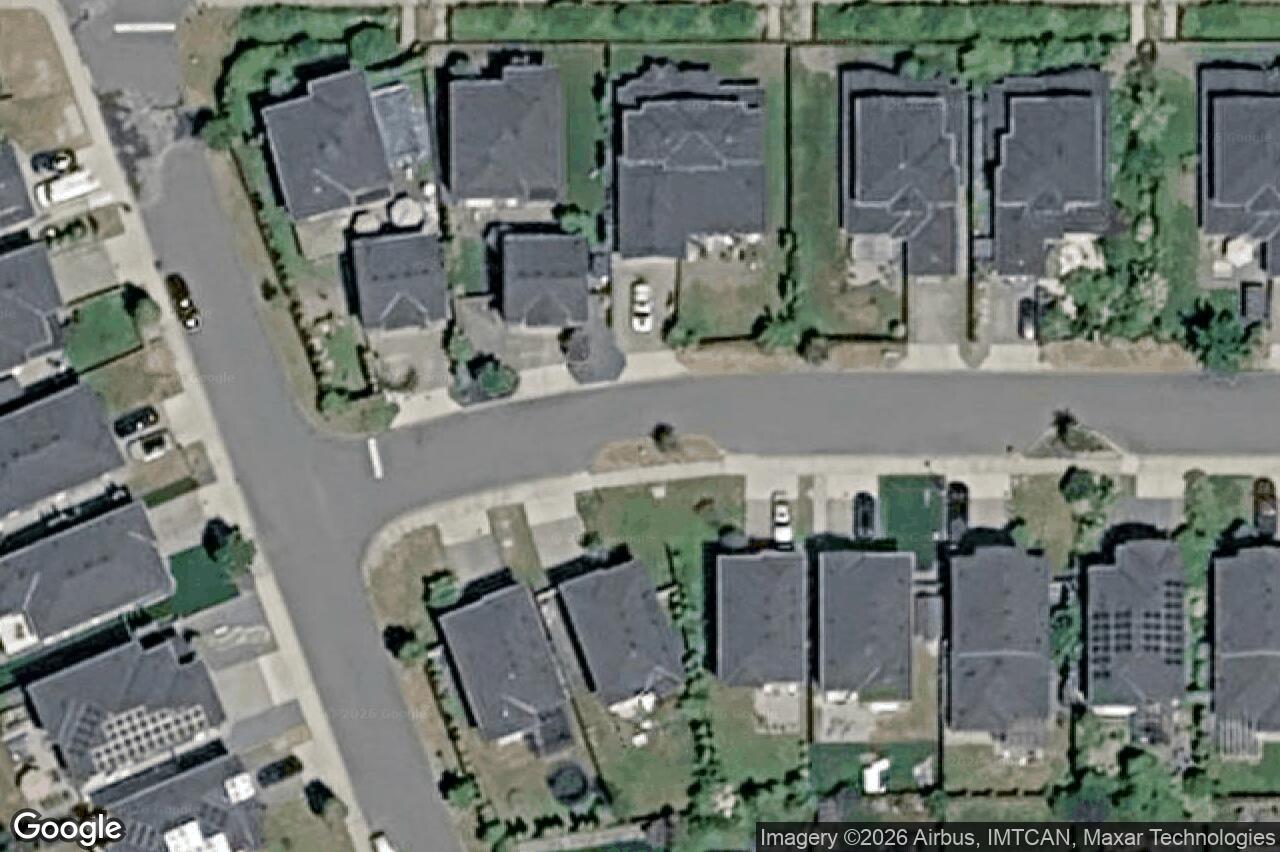 Aerial view of 2069 Wood Violet Lane, North Saanich