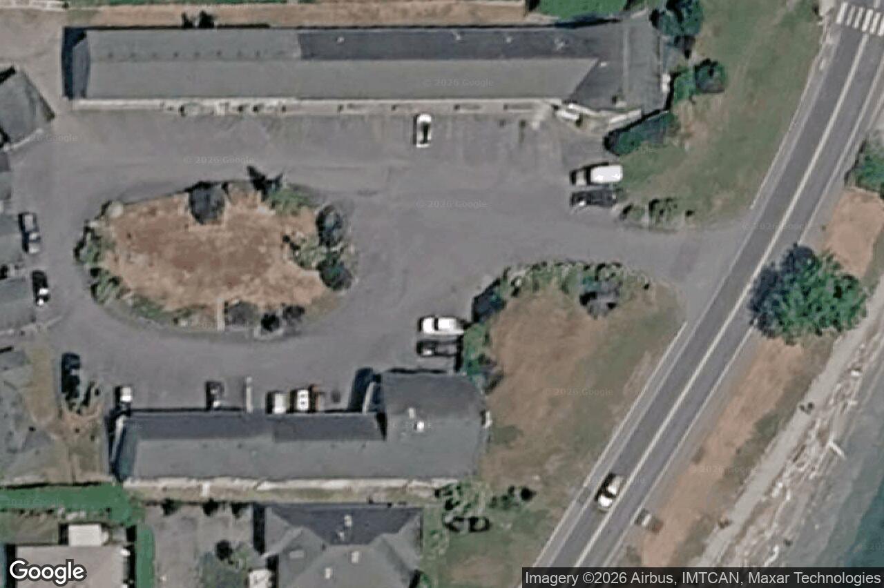 Aerial view of 306 – 9522 Lochside Dr, Sidney