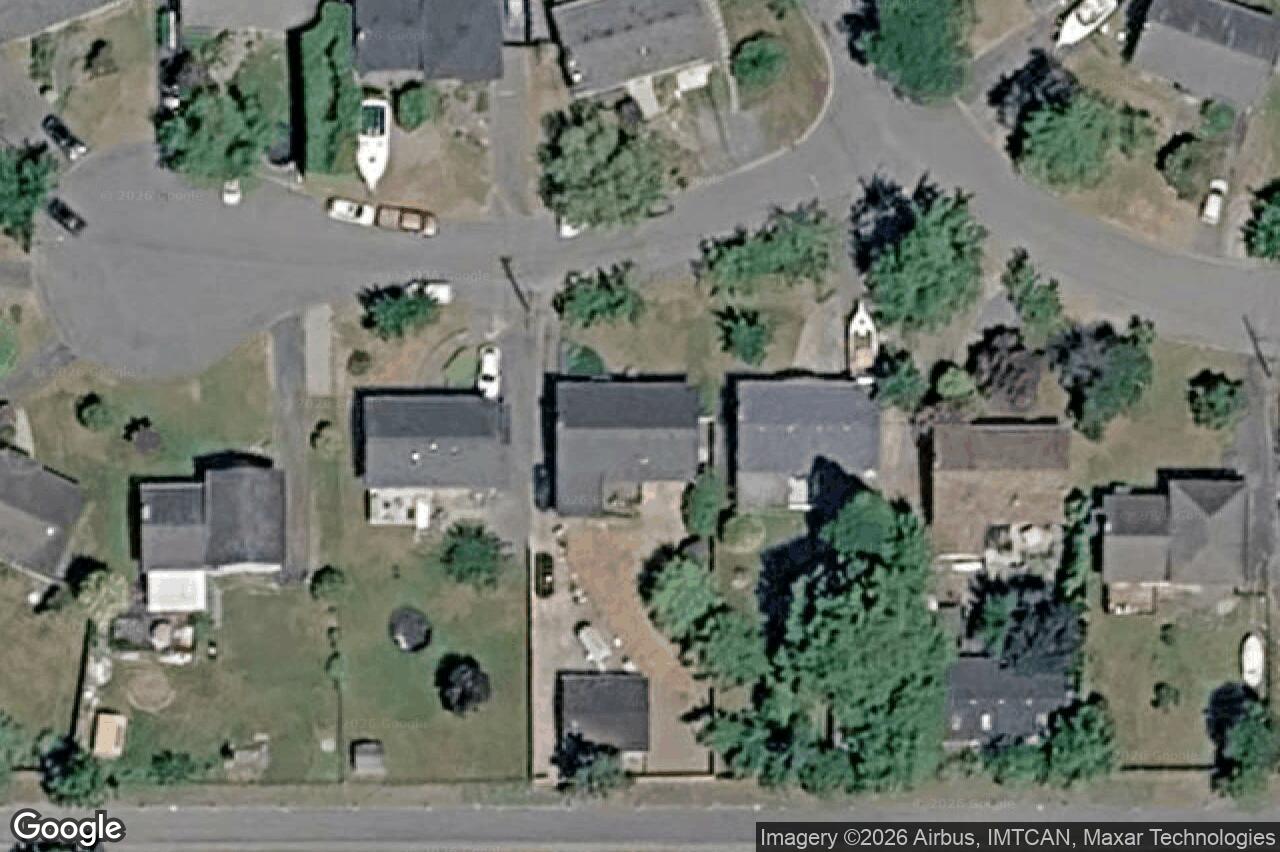 Aerial view of 10289 Godfrey Pl, Sidney