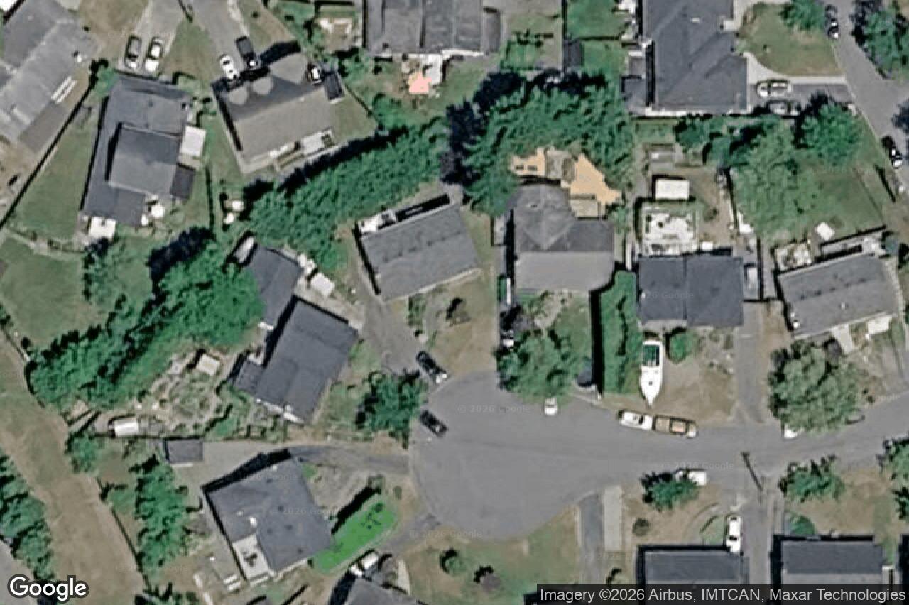 Aerial view of 10292 Godfrey Pl, Sidney