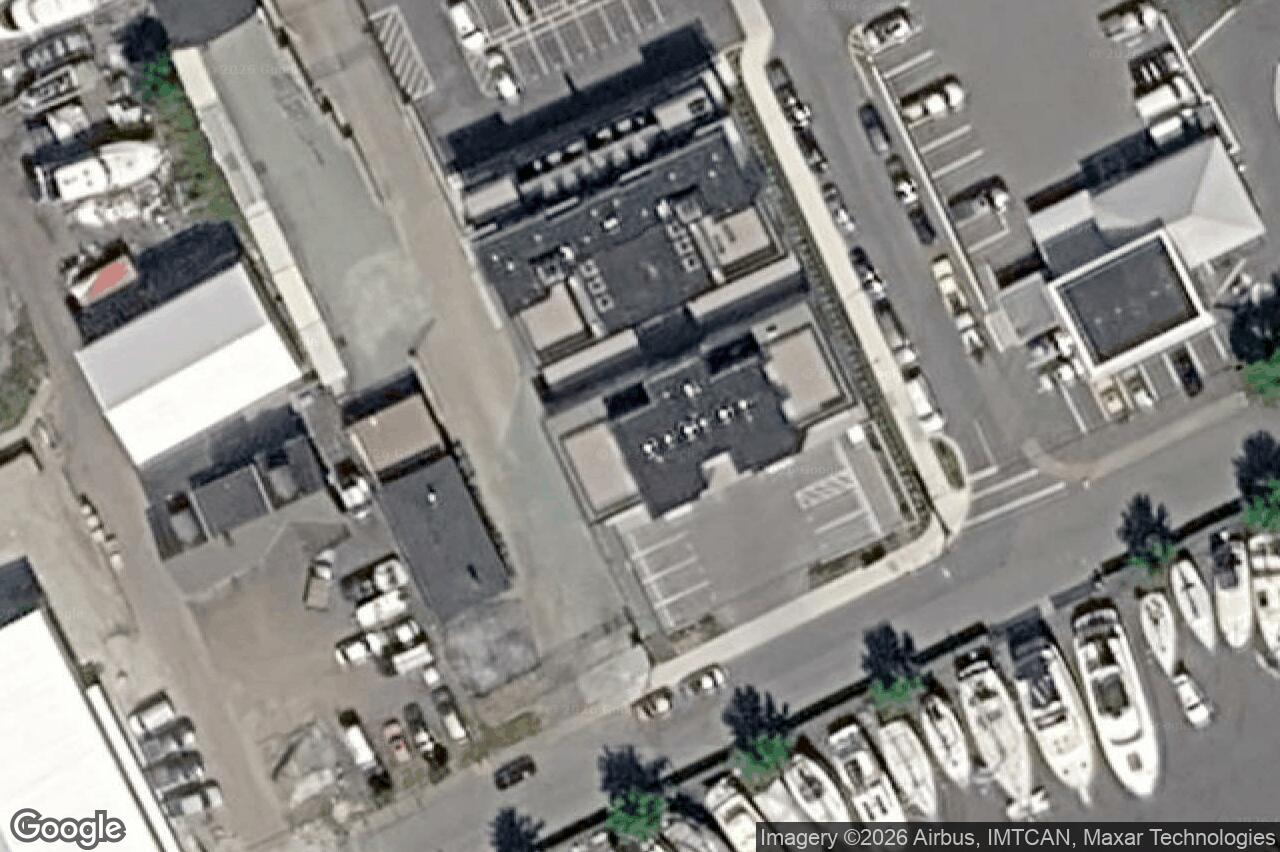 Aerial view of 101 – 2270 Harbour Rd, Sidney