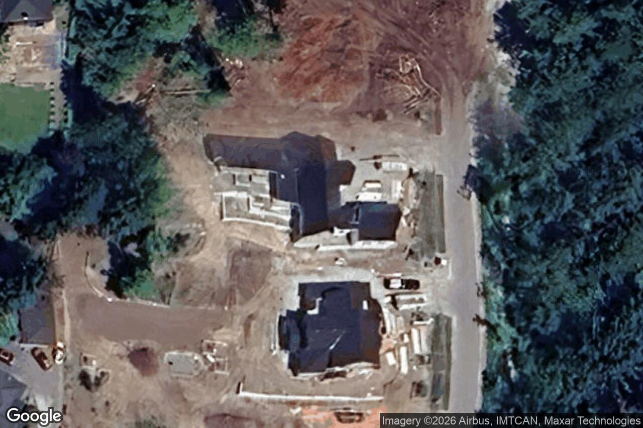 Aerial view of 10630 Derrick Rd, North Saanich