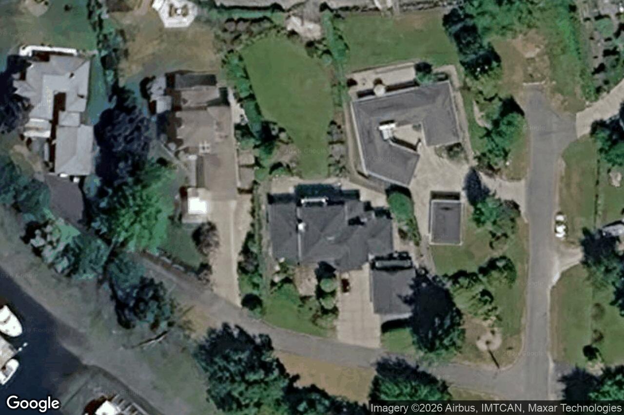 Aerial view of 10680 Blue Heron Rd, North Saanich