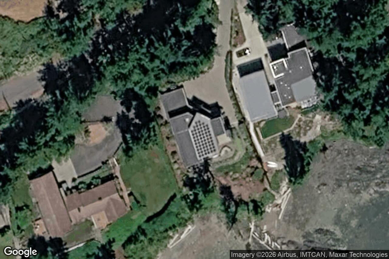 Aerial view of 2355 Tryon Rd, North Saanich