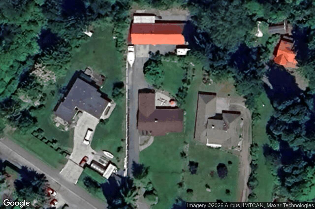 Aerial view of 10807 Madrona Dr, North Saanich