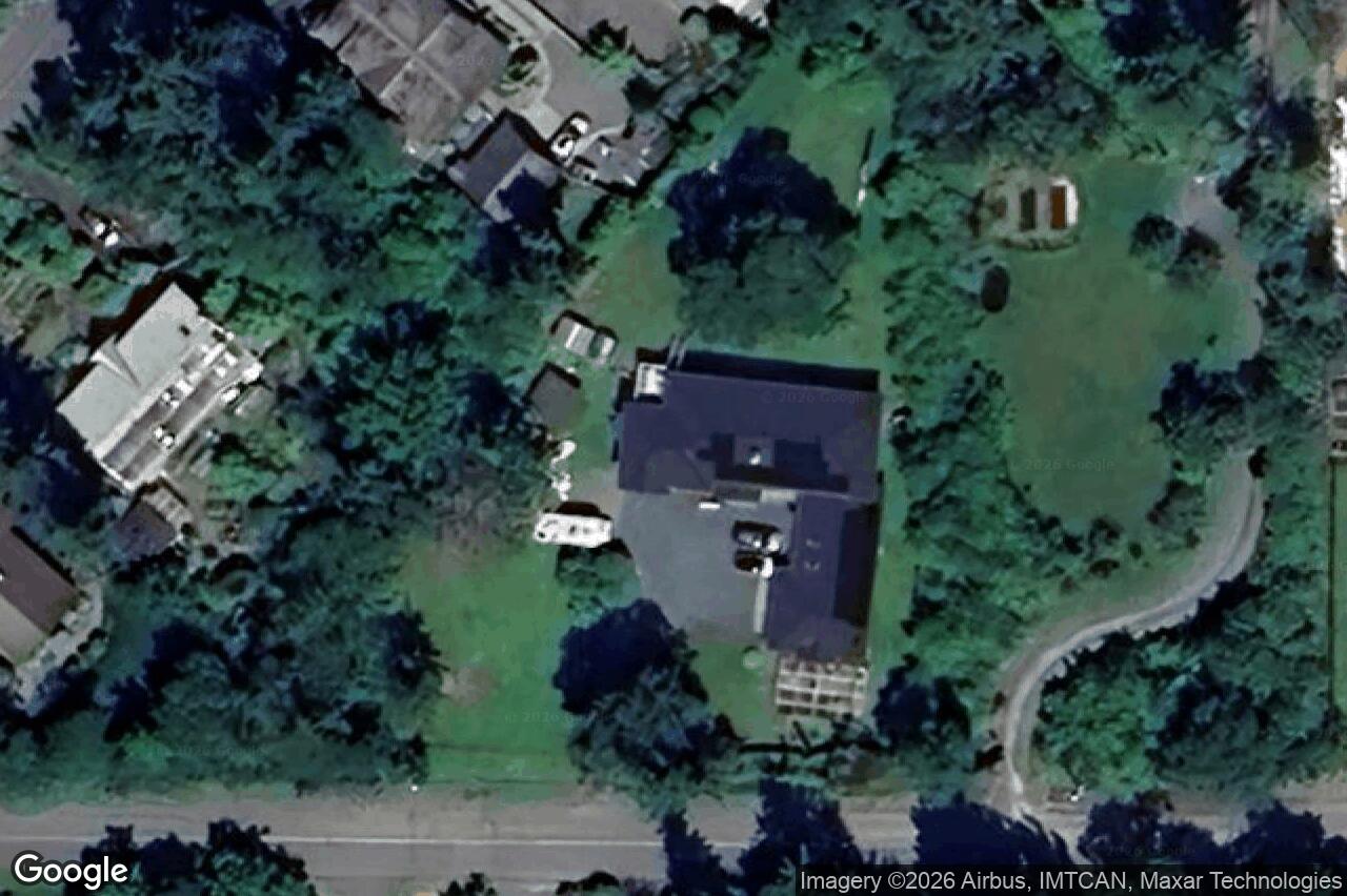 Aerial view of 390 Wain Rd, North Saanich