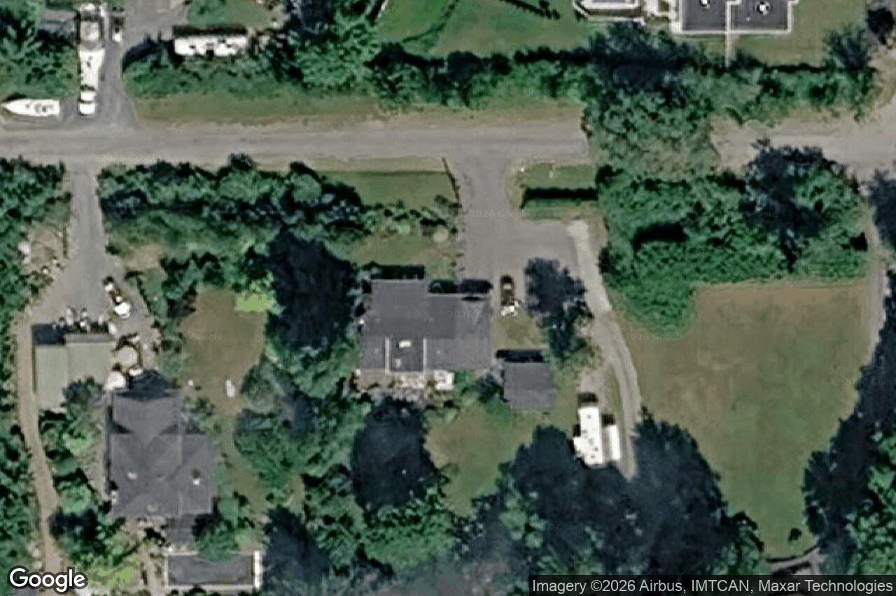 Aerial view of 1087 Maple Rd, North Saanich