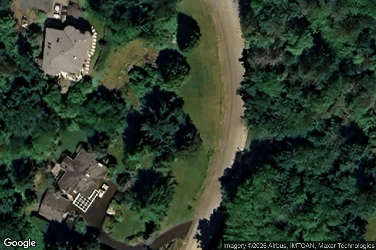 Aerial view of 11074 Larkspur Lane, North Saanich