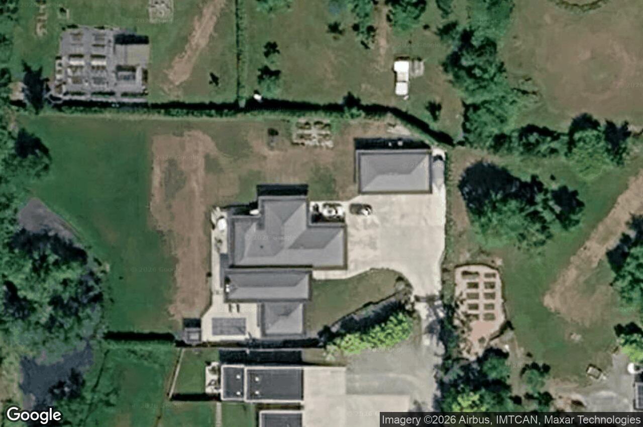 Aerial view of 1096 Maple Rd, North Saanich