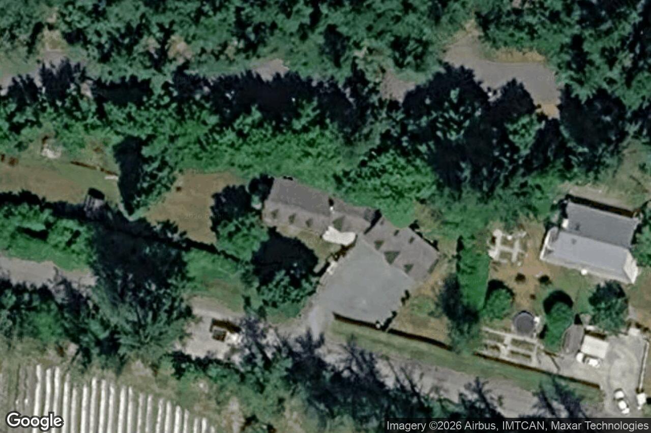Aerial view of 1208 Tatlow Rd, North Saanich