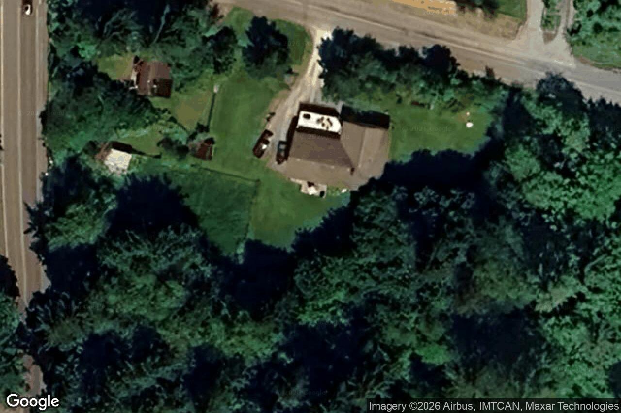 Aerial view of 1021 Tatlow Rd, North Saanich