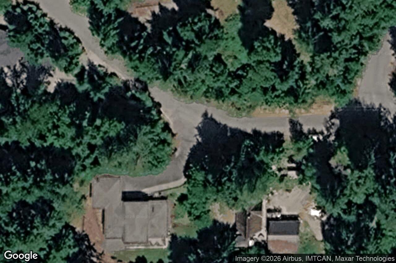 Aerial view of 1205 Hillgrove Rd, North Saanich