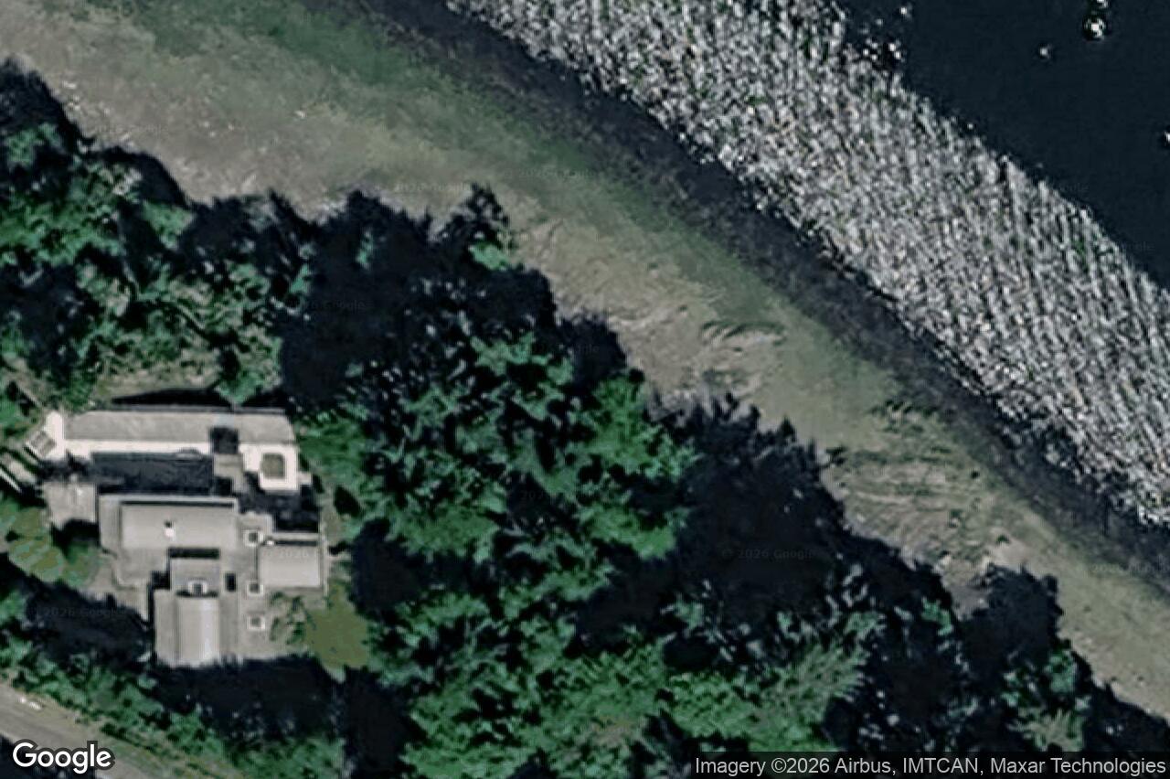 Aerial view of 1580 Lands End Rd, North Saanich