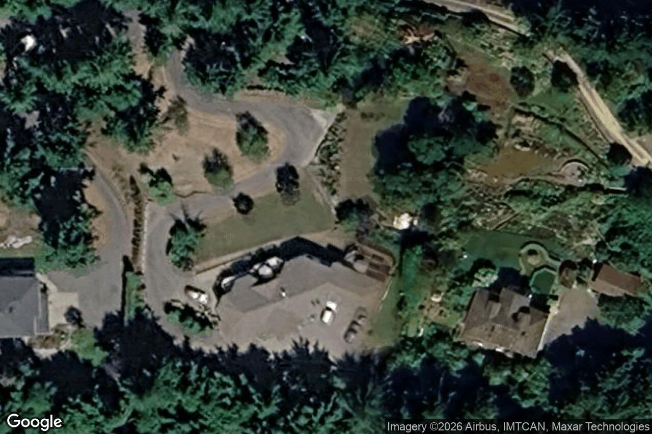 Aerial view of 1457 Howcrest Rd, North Saanich