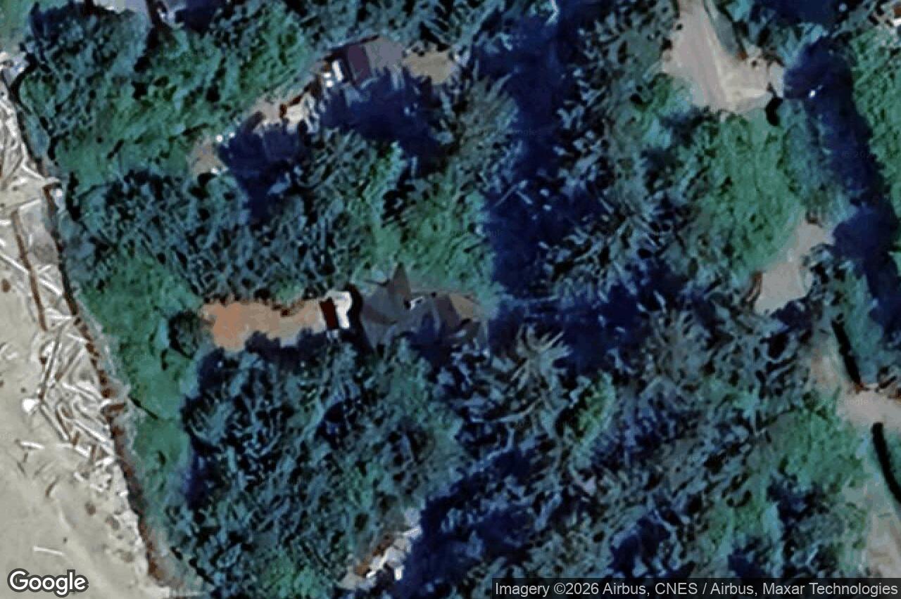 Aerial view of 1261 Lynn Rd, Tofino