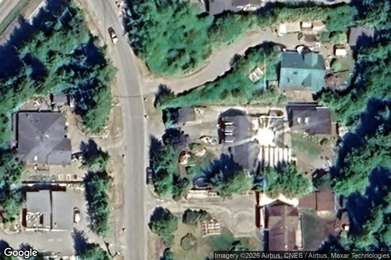 Aerial view of 1108 Abraham Dr, Tofino