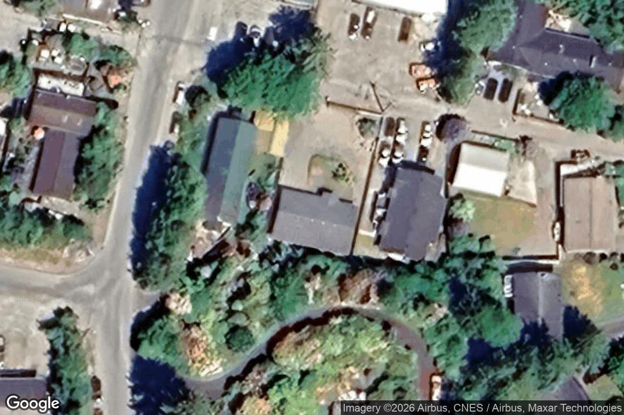 Aerial view of 520 Malon Lane, Tofino