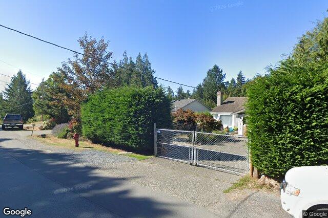 Street view of 2138 Henlyn Dr, Sooke