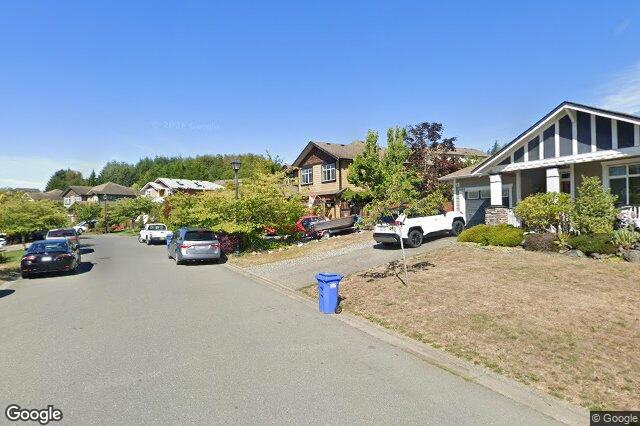 Street view of 6442 Birchview Way, Sooke