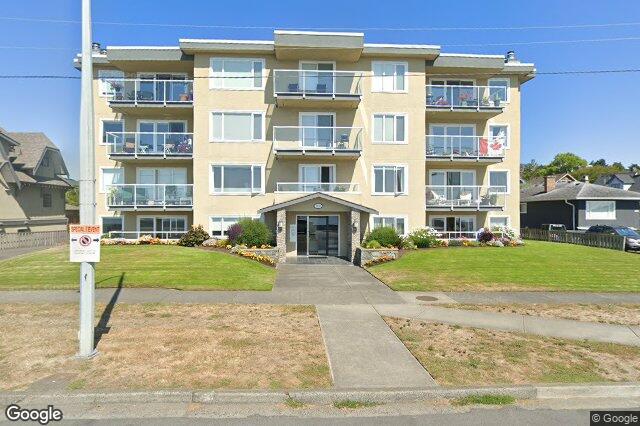Street view of 202 – 1540 Dallas Rd, Victoria