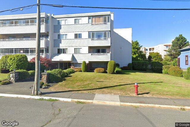 Street view of 203 – 545 Rithet St, Victoria