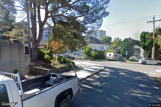 Street view of 1503 – 620 Toronto St, Victoria