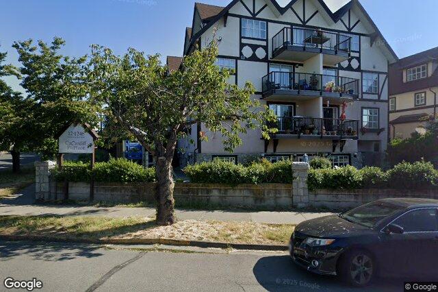 Street view of 202 – 1246 Fairfield Rd, Victoria