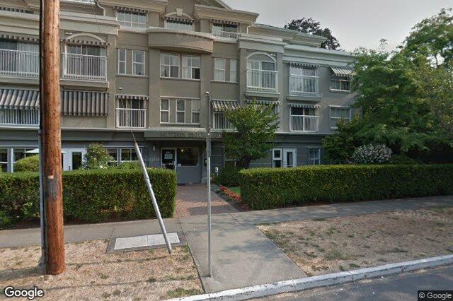 Street view of 208 – 1070 Southgate St, Victoria