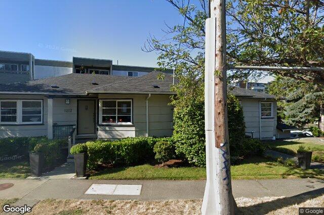 Street view of 1211 Fairfield Rd, Victoria