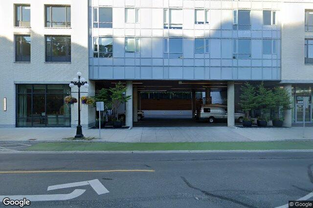 Street view of 1303 – 777 Belleville St, Victoria