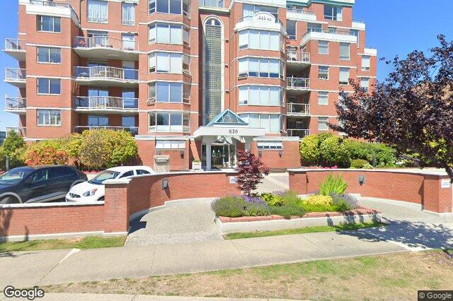 Street view of 103 – 636 Montreal St, Victoria